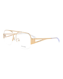 Bottega Veneta Aviator Metal Optical Frames | Gold