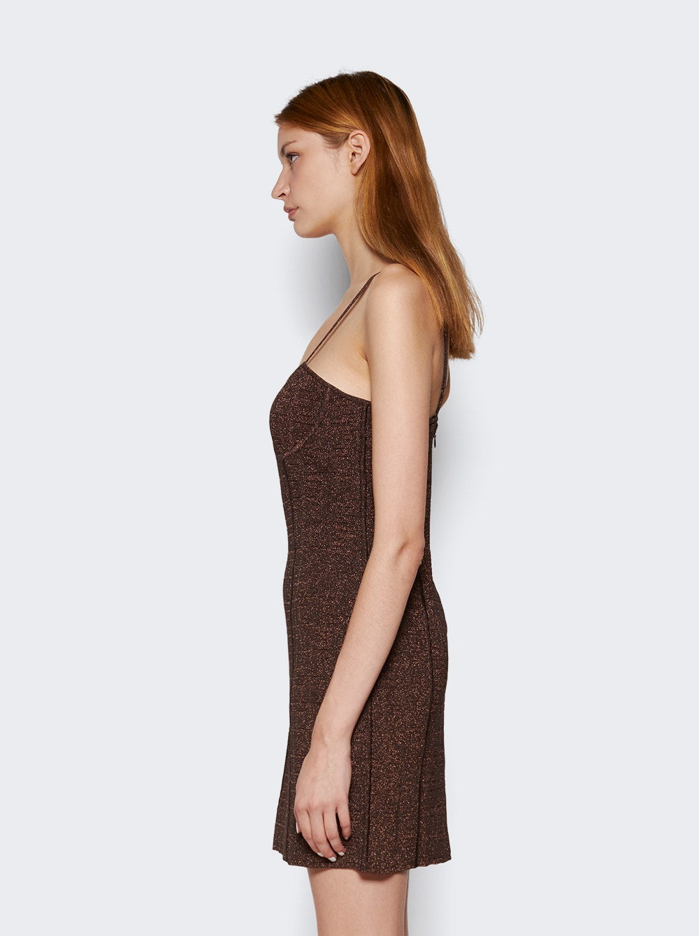 Women | Givenchy | Corset 4g Jacquard Mini Dress | Bronze