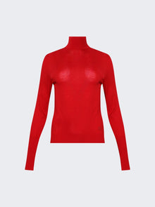 Women | Givenchy | Draped Open Back Sweater Vermilion