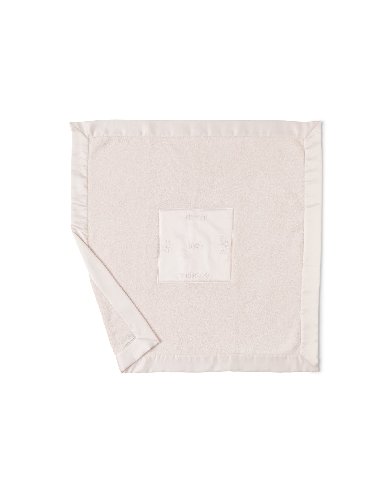 Baby | CozychicSatin Trim Receiving Blanket 30" X 30" | Pink