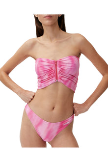 Bandeau Bikini Top | Dreamy Daze Phlox Pink