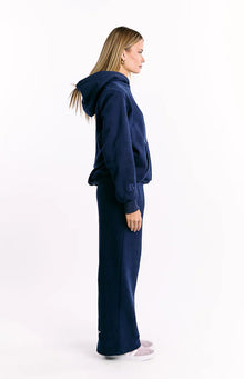 Beginning Leopard Star Hoodie | Navy