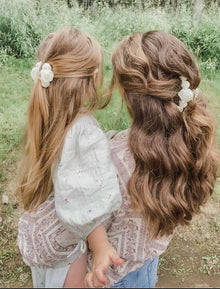 Bella Mommy and Me Matching Hair Clips | Ivory