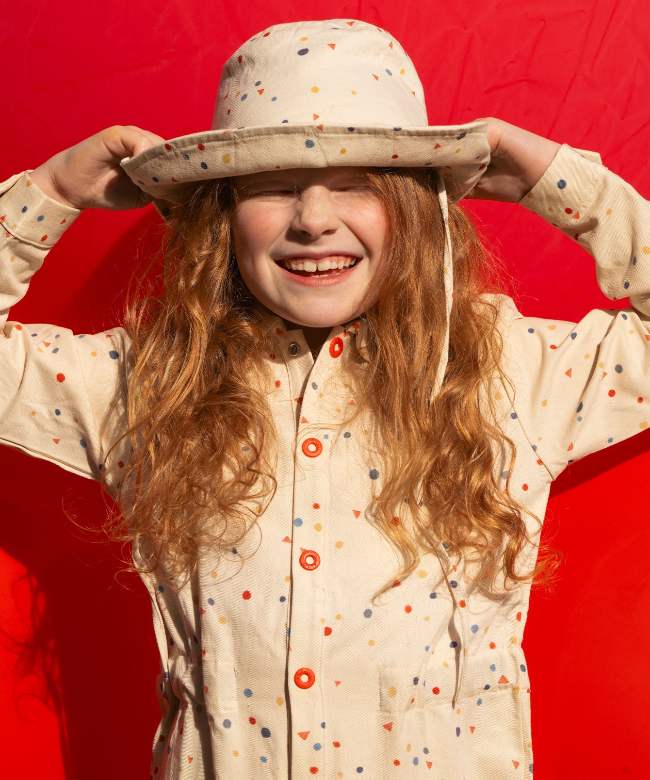 Kids Unisex | Bennie Jumpsuit | White/Multi