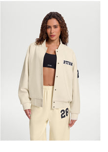 Better League Varsity Jacket | Creamy White