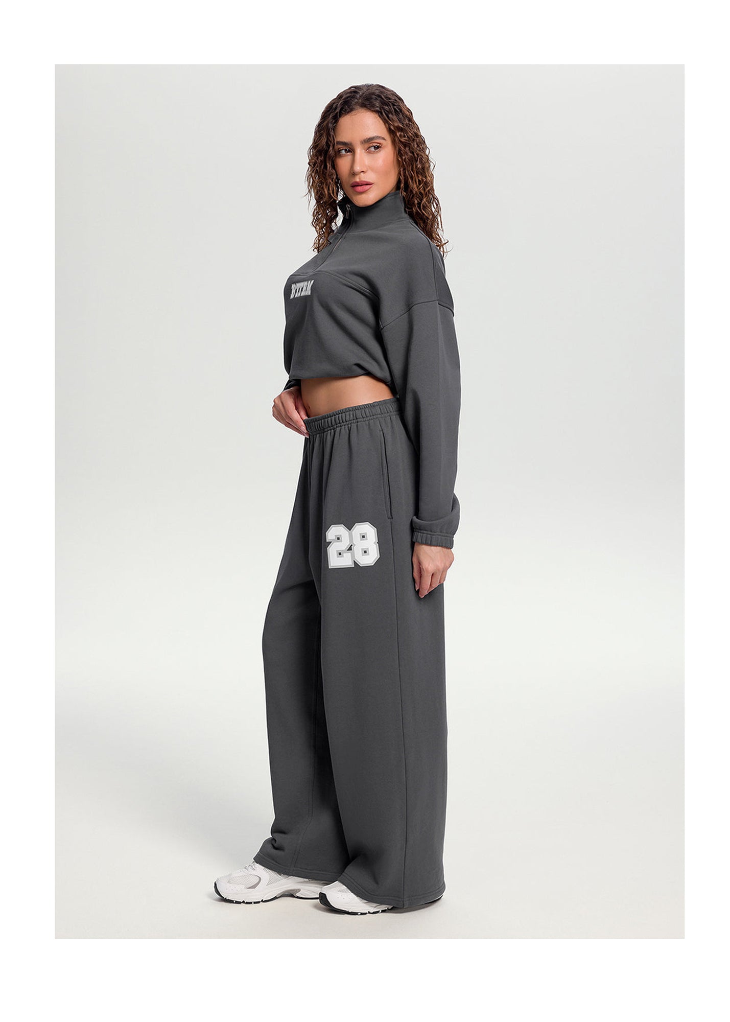 Better League Wide-Leg Sweatpants | Charcoal