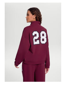 Better League Zip Sweatshirt | Burgundy