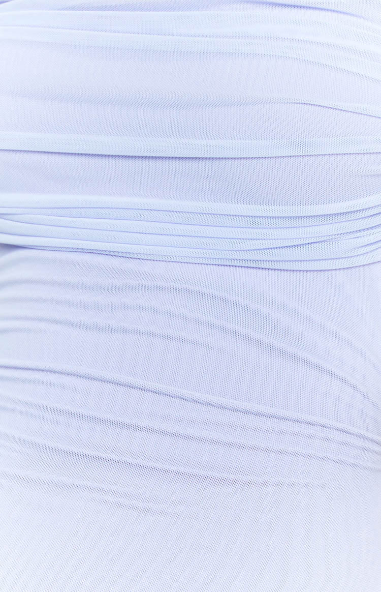 Beverley Mesh Maxi Dress | Lilac