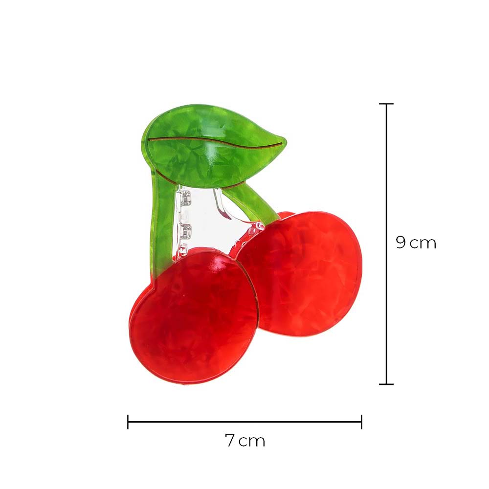 Tart Cherry Hair Claw Clip - Adina's Jewels