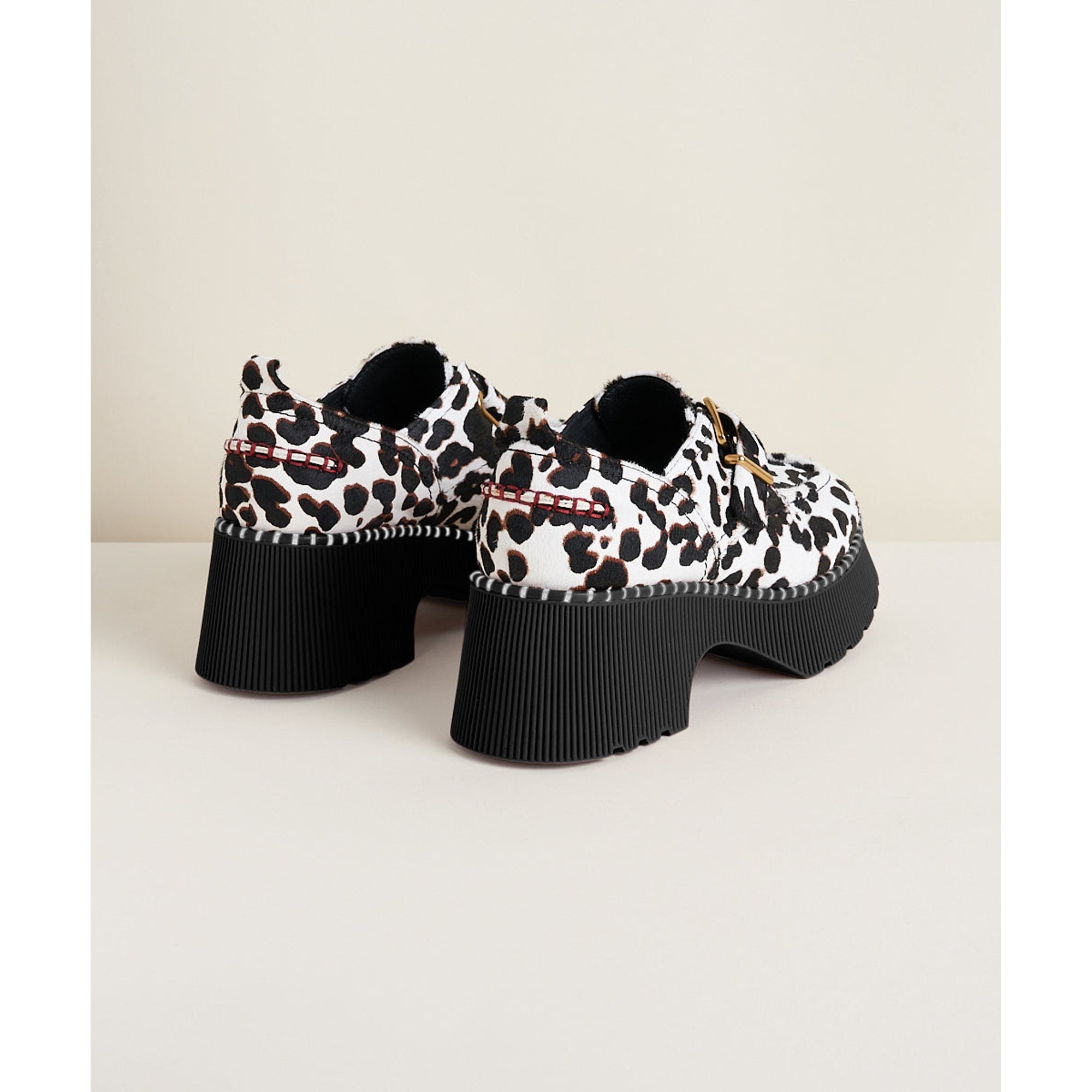 Billie Lug Sole Loafer | Leopard