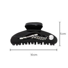 Pearl, Baguette, & Rhinestone Hair Claw Clip - Adina's Jewels