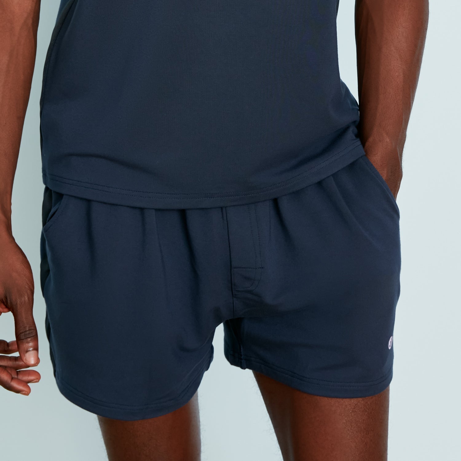 Heavyweight Modal French Terry House Shorts | Navy