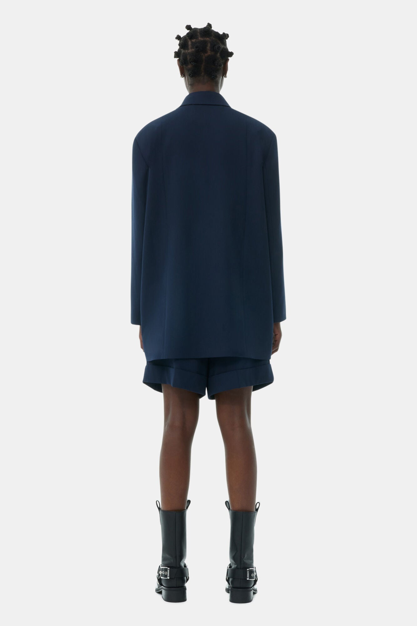 Blue Light Oversized Blazer | Sky Captain