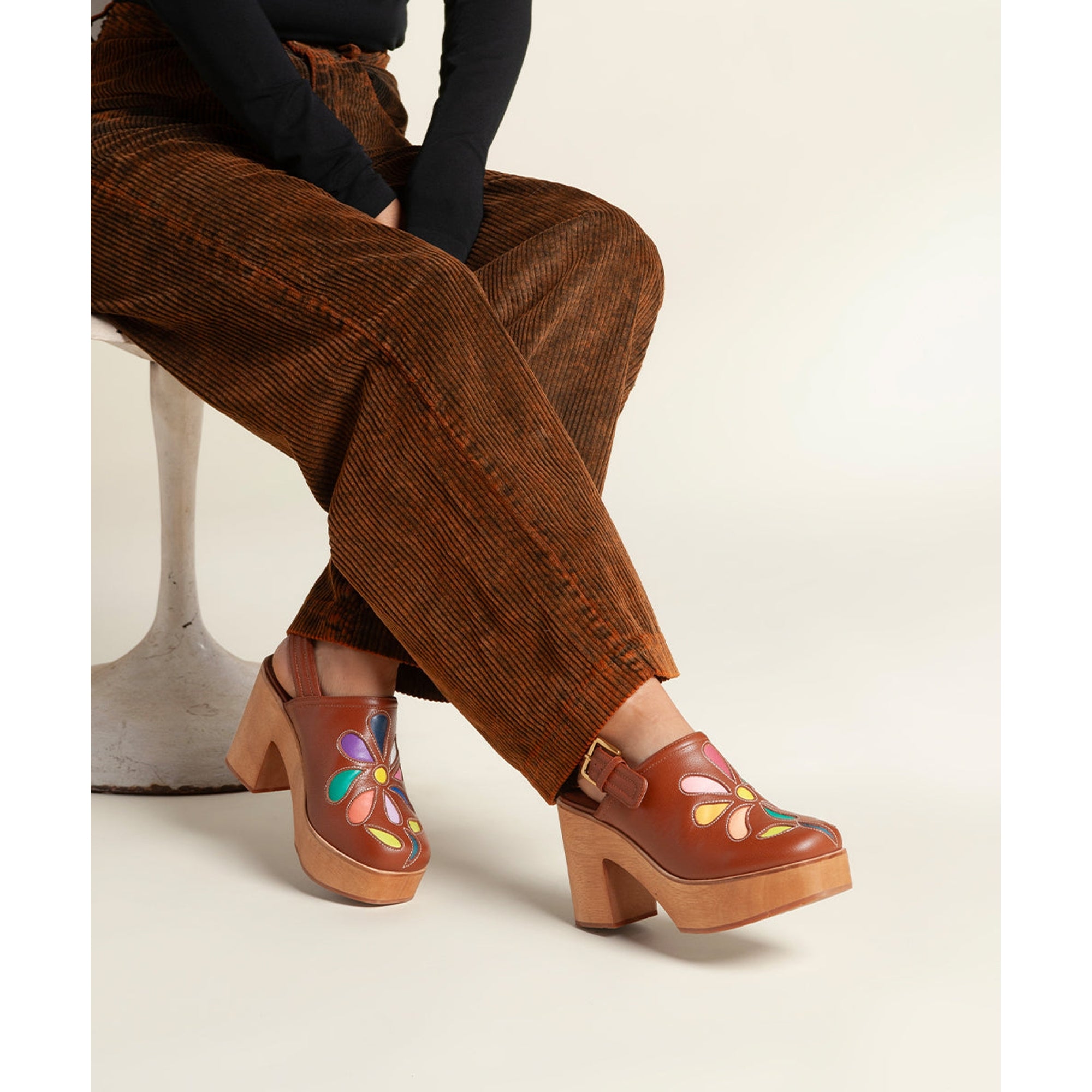 Bonnie Platform Clog | Whiskey Floral