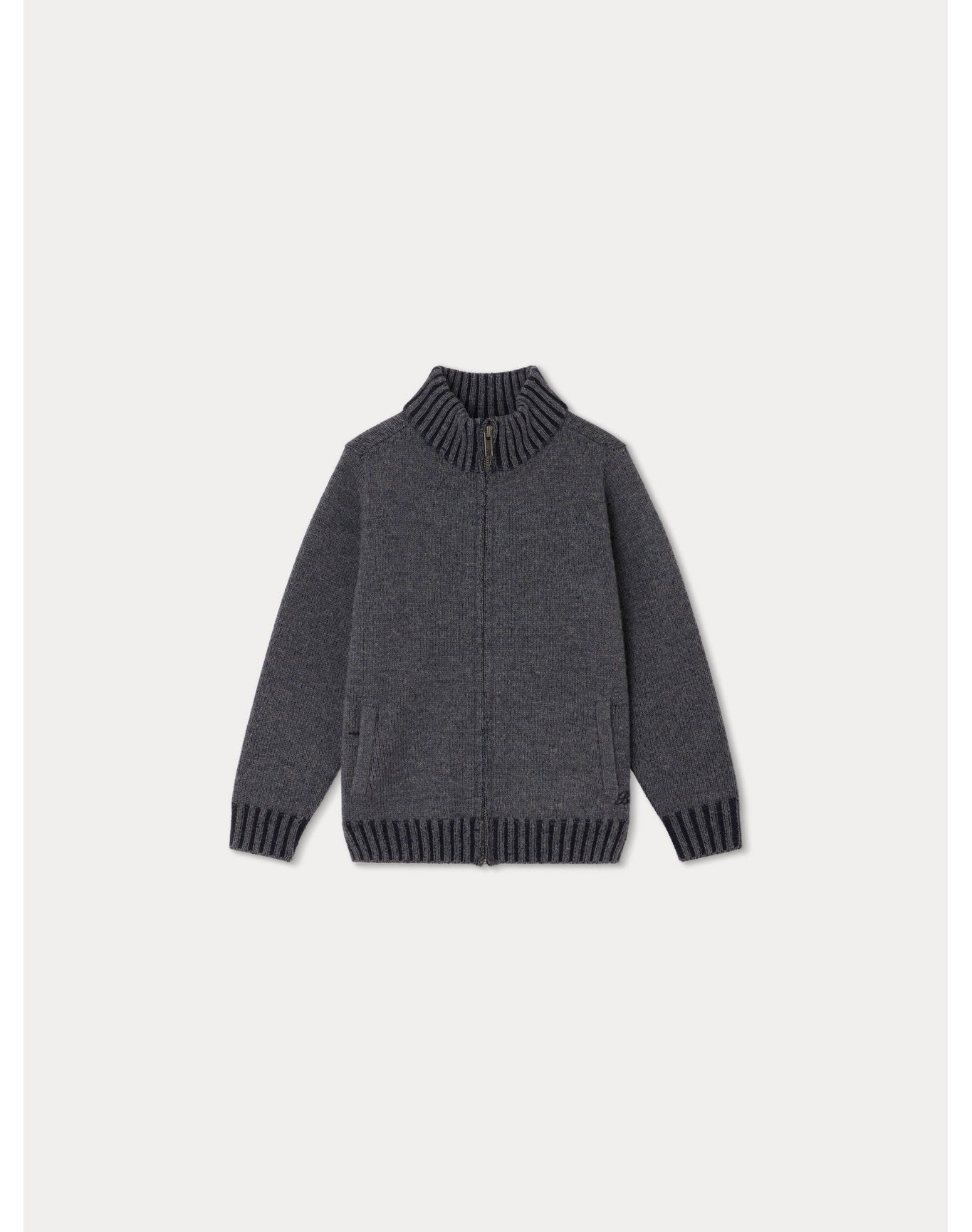 Boys | Berny Cardigan Slate | Blue