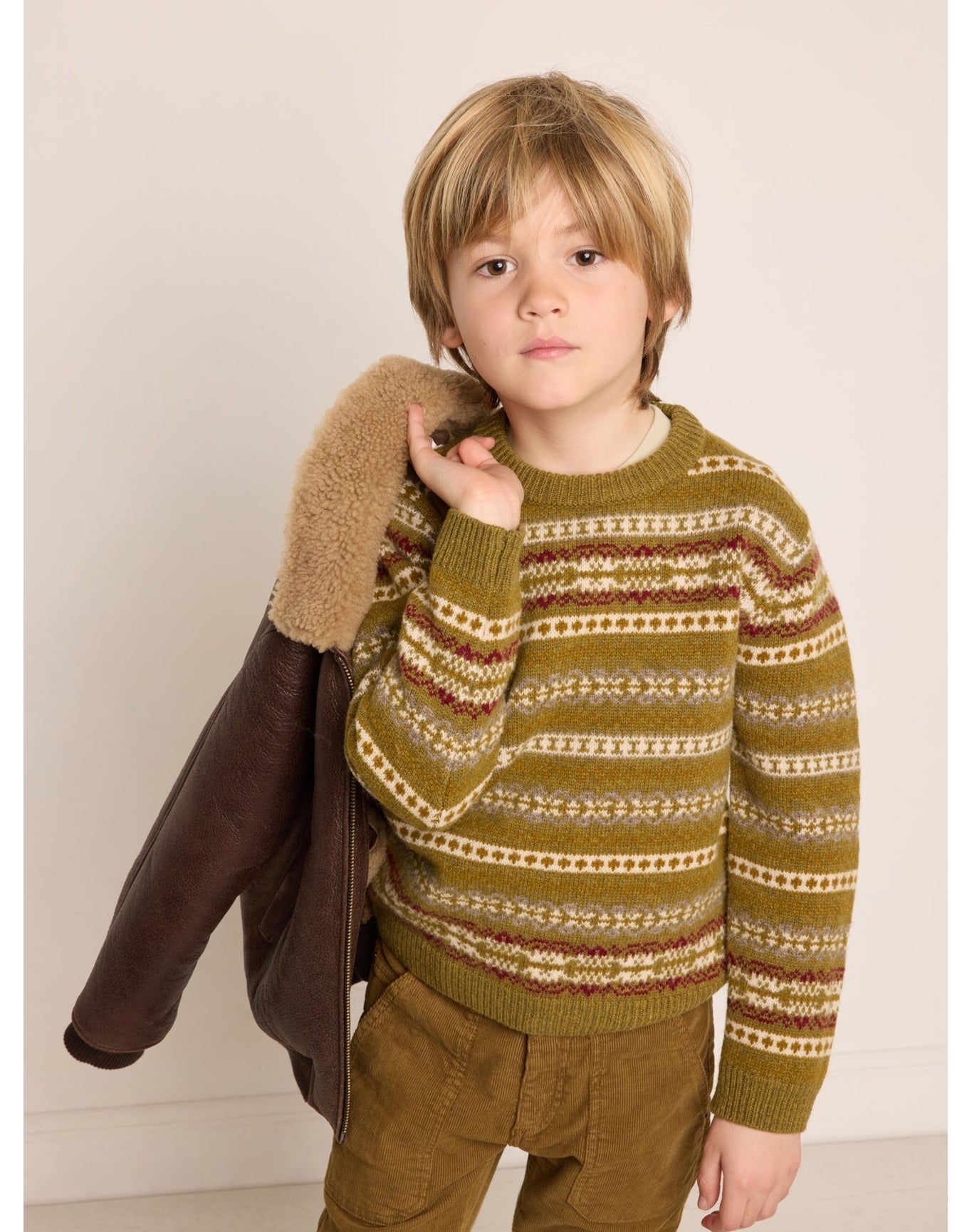 Boys | Daegan Sweater | Light Khaki