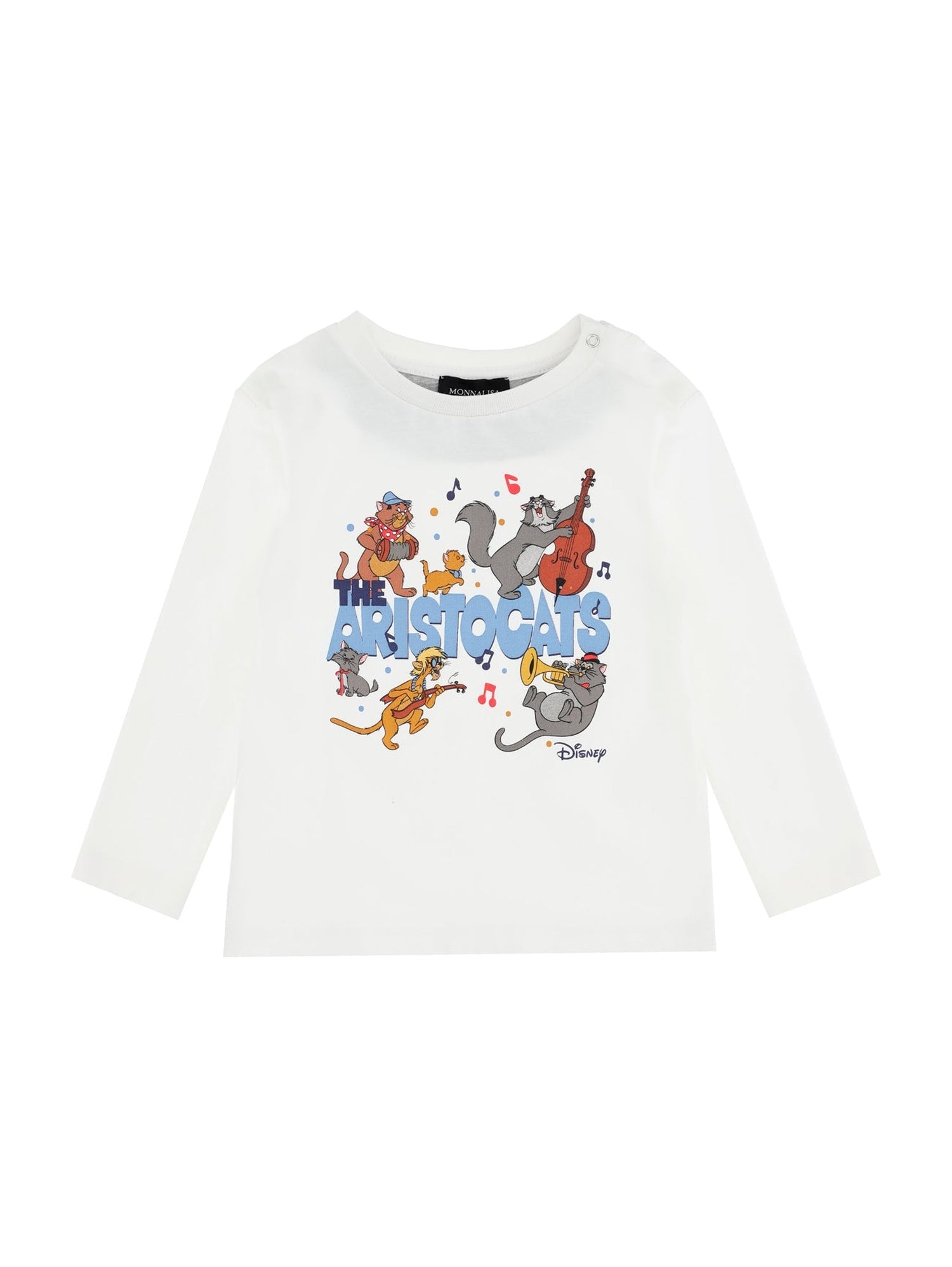 Boys | Long-Sleeved Aristocats Jersey T-Shirt | Cream