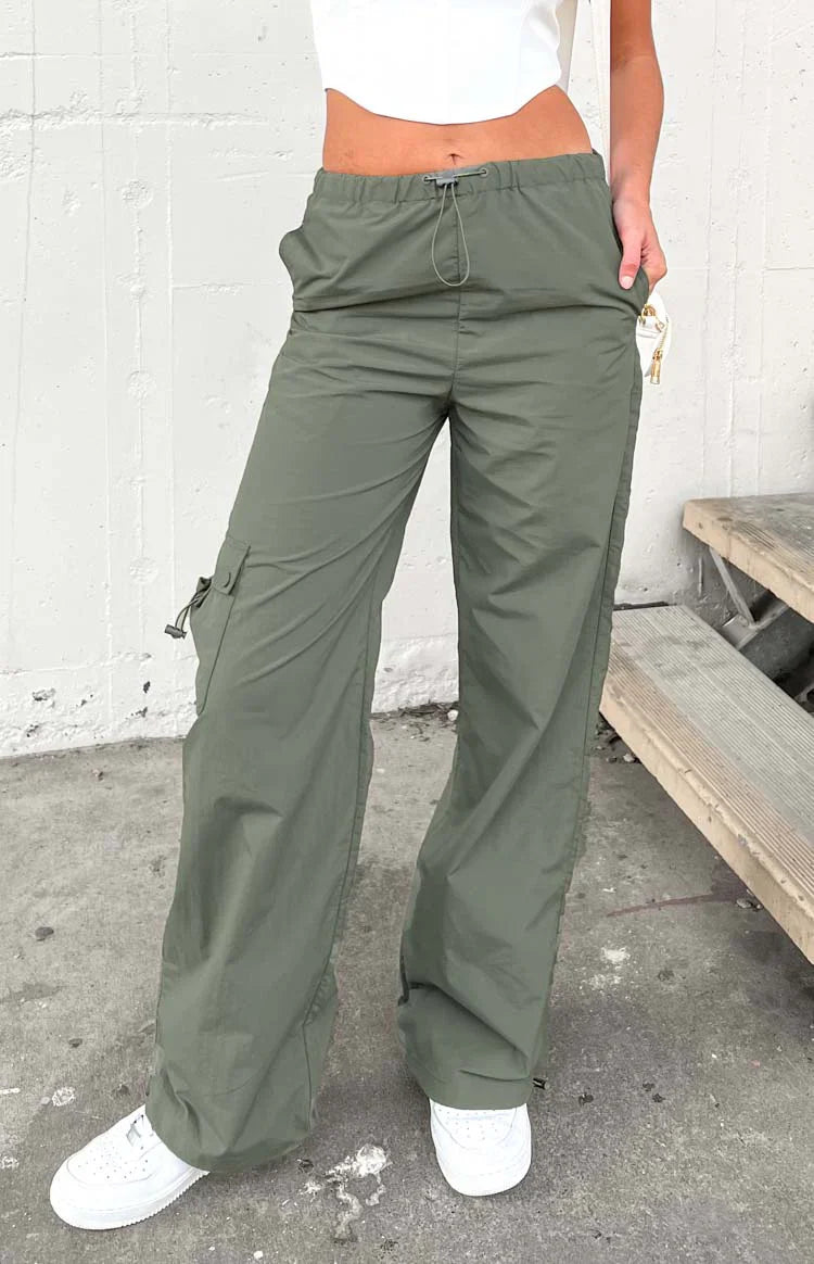Bronx Drawcord Cargo Pants | Khaki