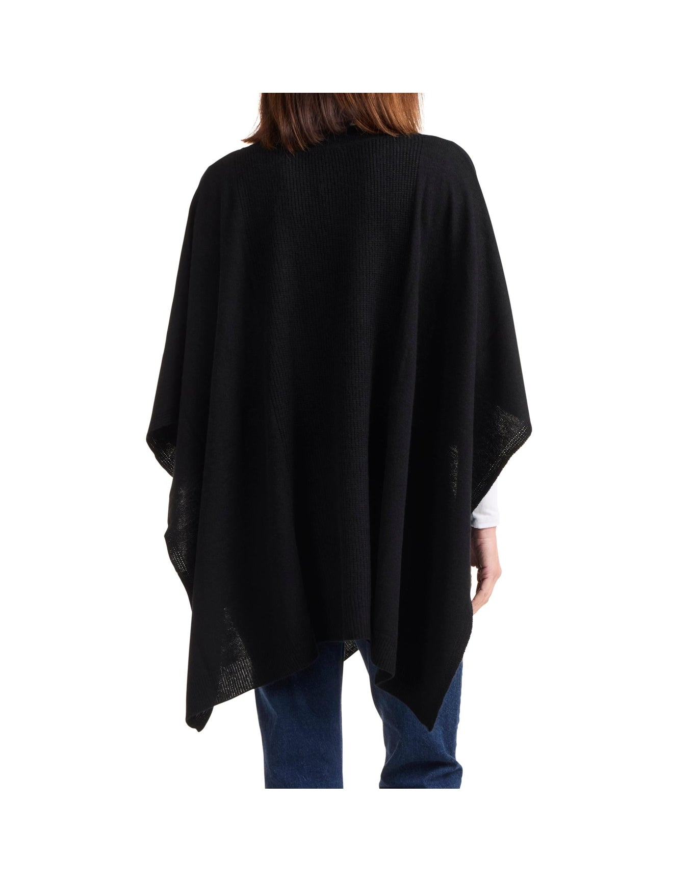 Bruno Magli | Women | Cashmere Poncho | Black V3