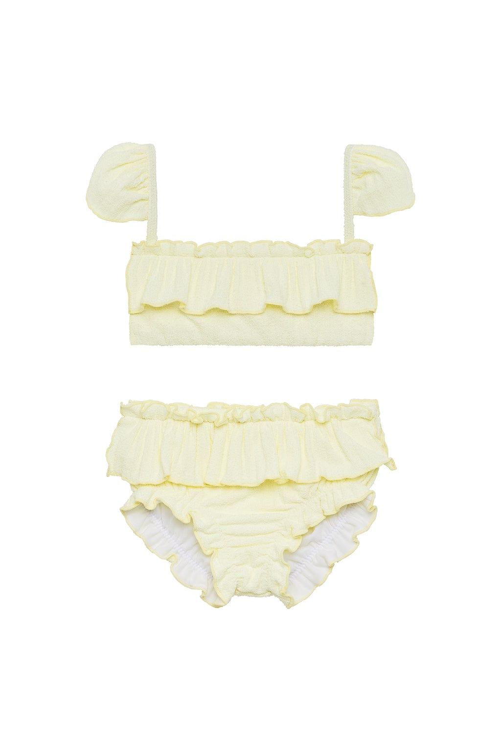 Kids | Cabana Bikini Set | Buttercream Rib