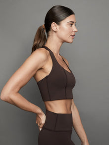 Carbon38 | T Back Bra In Diamond Compression | Java