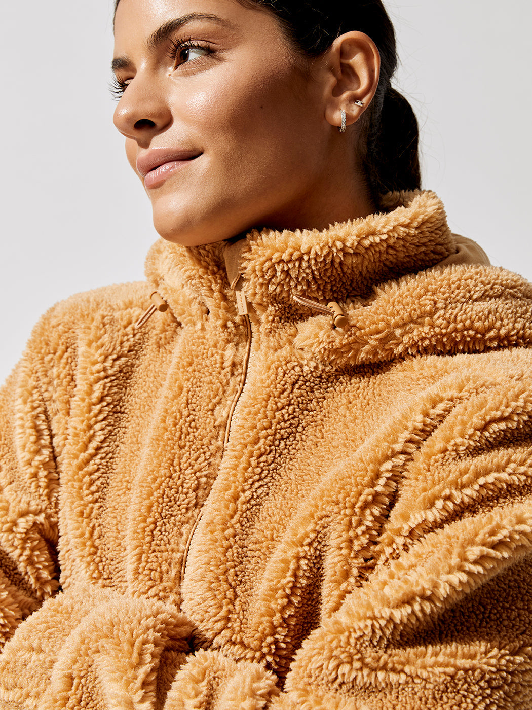 Carbon38 | Teddy Zip Up Jacket | Roots