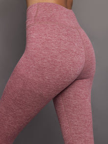 Carbon 38 | Wrap Legging In Heather Melt | Hawthorn Rose Heather
