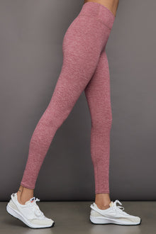Carbon 38 | Wrap Legging In Heather Melt | Hawthorn Rose Heather