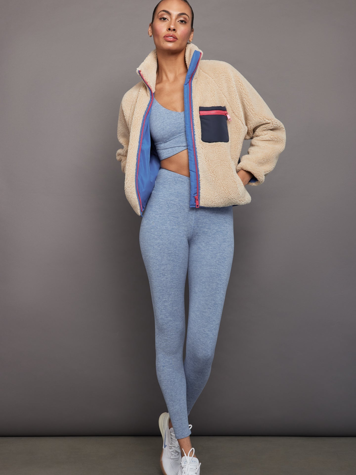 Carbon 38 | Wrap Bra In Heather Melt | Quiet Harbor
