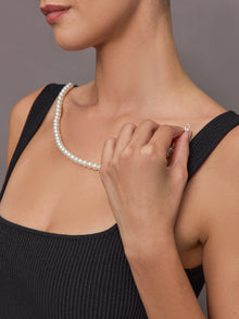 Carbon38 | Pearl Necklace Sweater Tank | Black