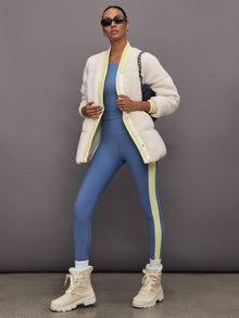 Carbon38 | Sherpa Puffer Jacket | Natural Sherpa