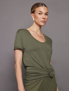 Carbon38 | Short Sleeve Pocket Tee | Olive