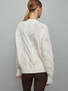 Carbon38 | Chunky Button-Front Cardigan | Ivory