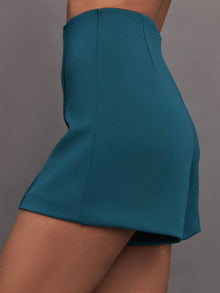 Carbon38 | High Rise Scuba Short | Deep Lagoon