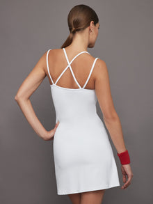 Carbon38 | Strappy Dress in Melt | White