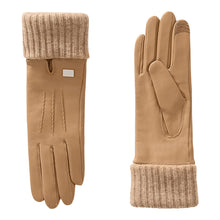 Carmel-L Gloves In Leather | Teak