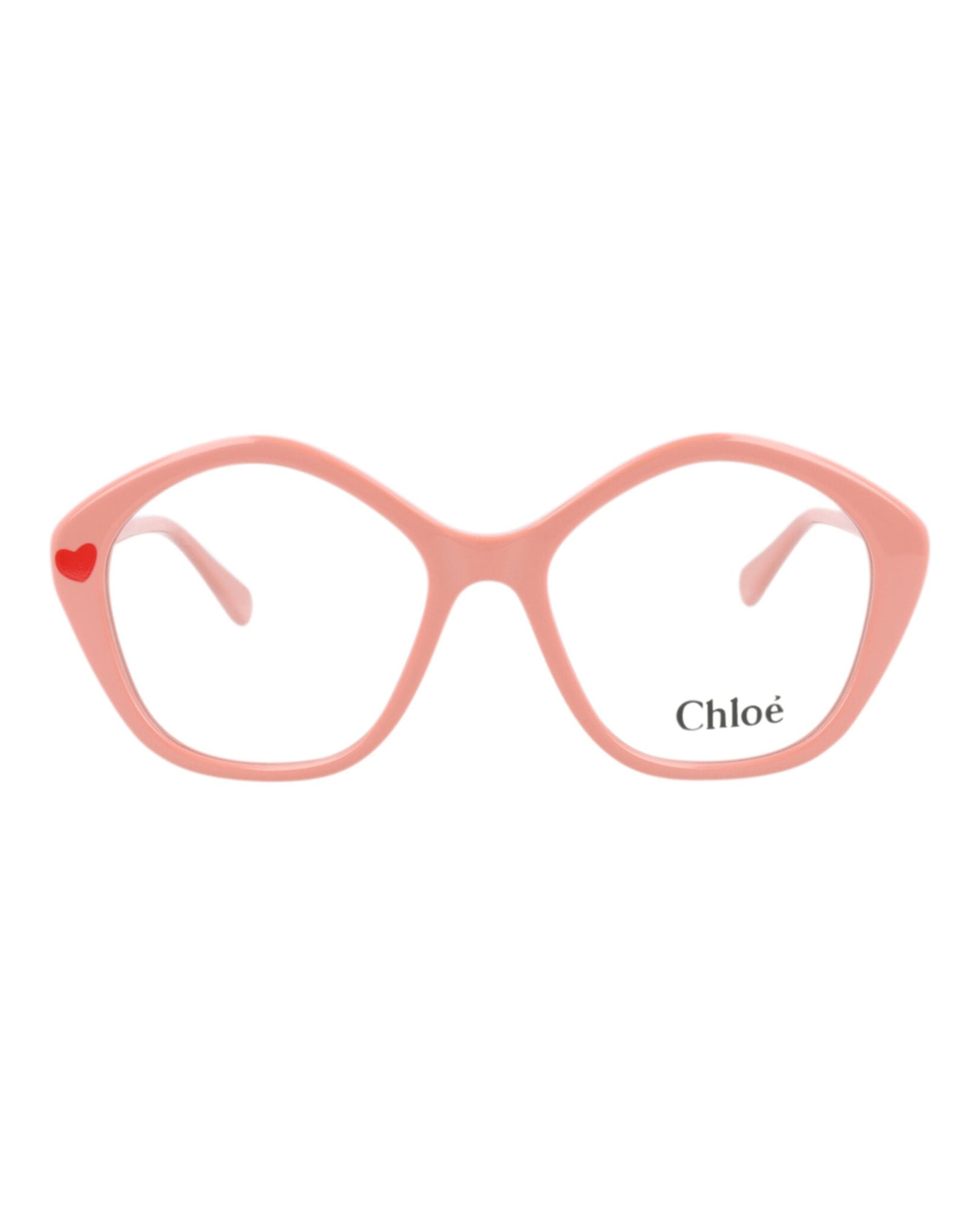 (Kids) Chloe Square Acetate Optical Frames | Pink