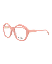 (Kids) Chloe Square Acetate Optical Frames | Pink