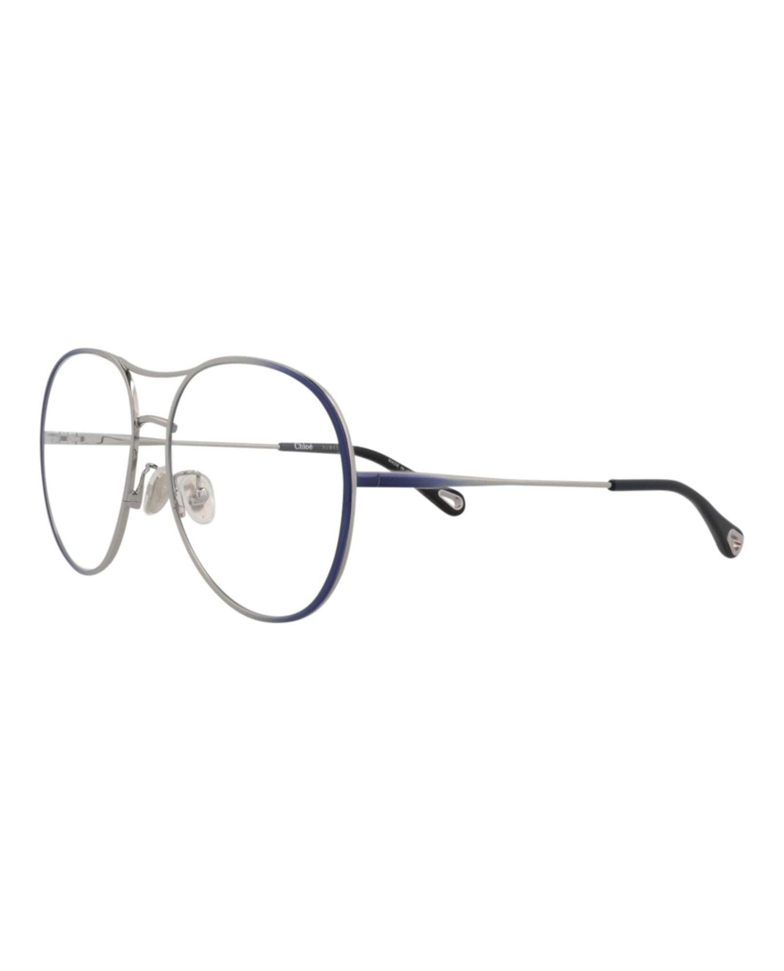 Chloe Aviator Metal Optical Frames | Blue