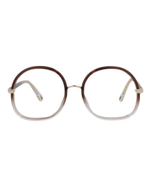 Chloe Round Injection Optical Frames | Brown