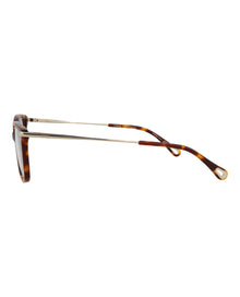 Chloe Square Bio Acetate Optical Frames | Havana