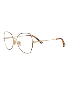 Chloe Round Metal Optical Frames | Havana