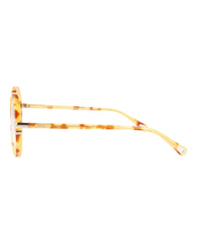 Chloe Round Bio Acetate Optical Frames | Havana