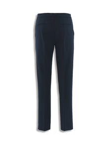Charlotte Stretch Crepe Pant | Navy