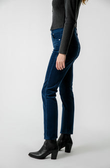 AMO Denim Chloe Crop Cord in Neptune