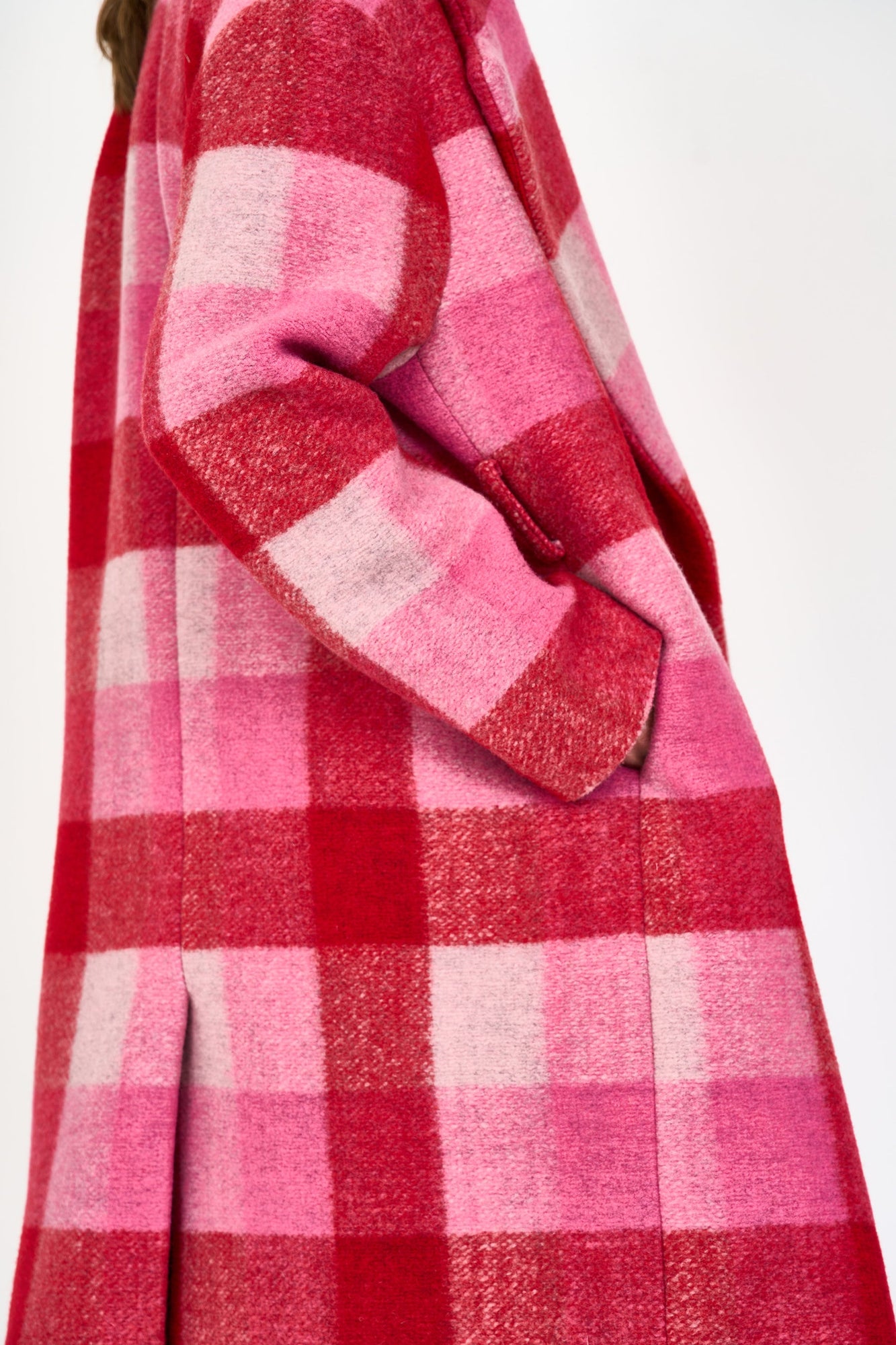 Josephine Coat | Pink Check