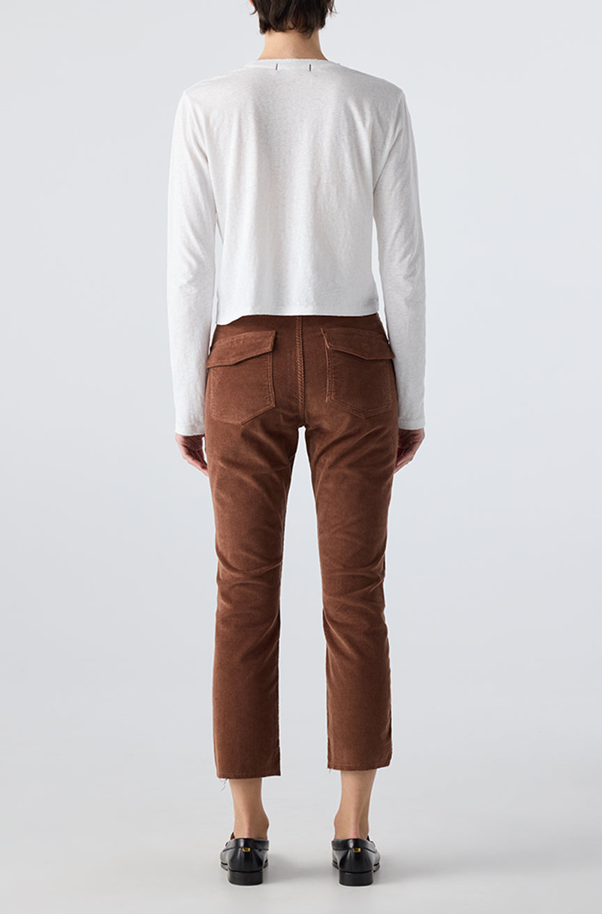 AMO Denim | Easy Army Trouser Cord in Cocoa