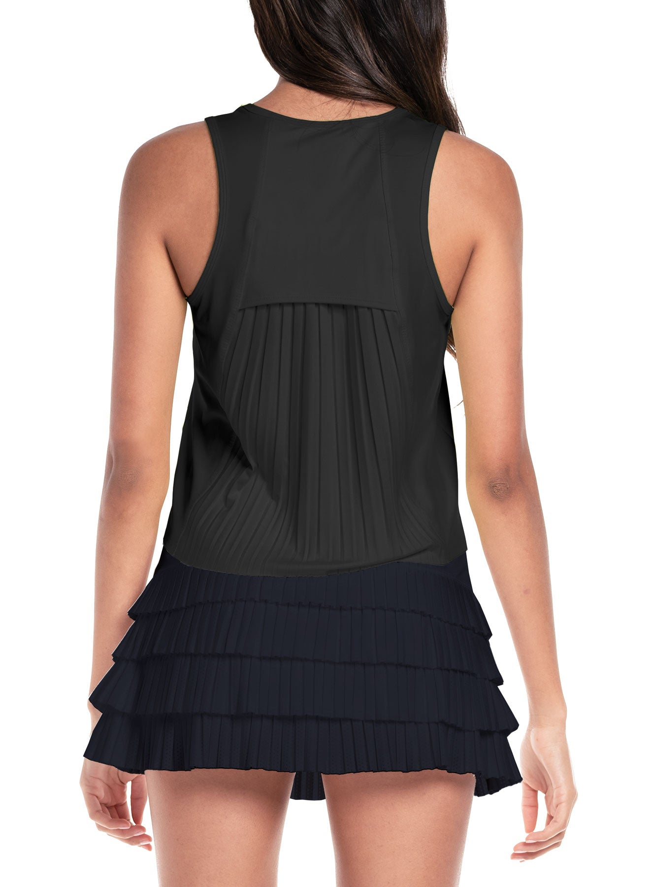 Pleats Please Tank | Black