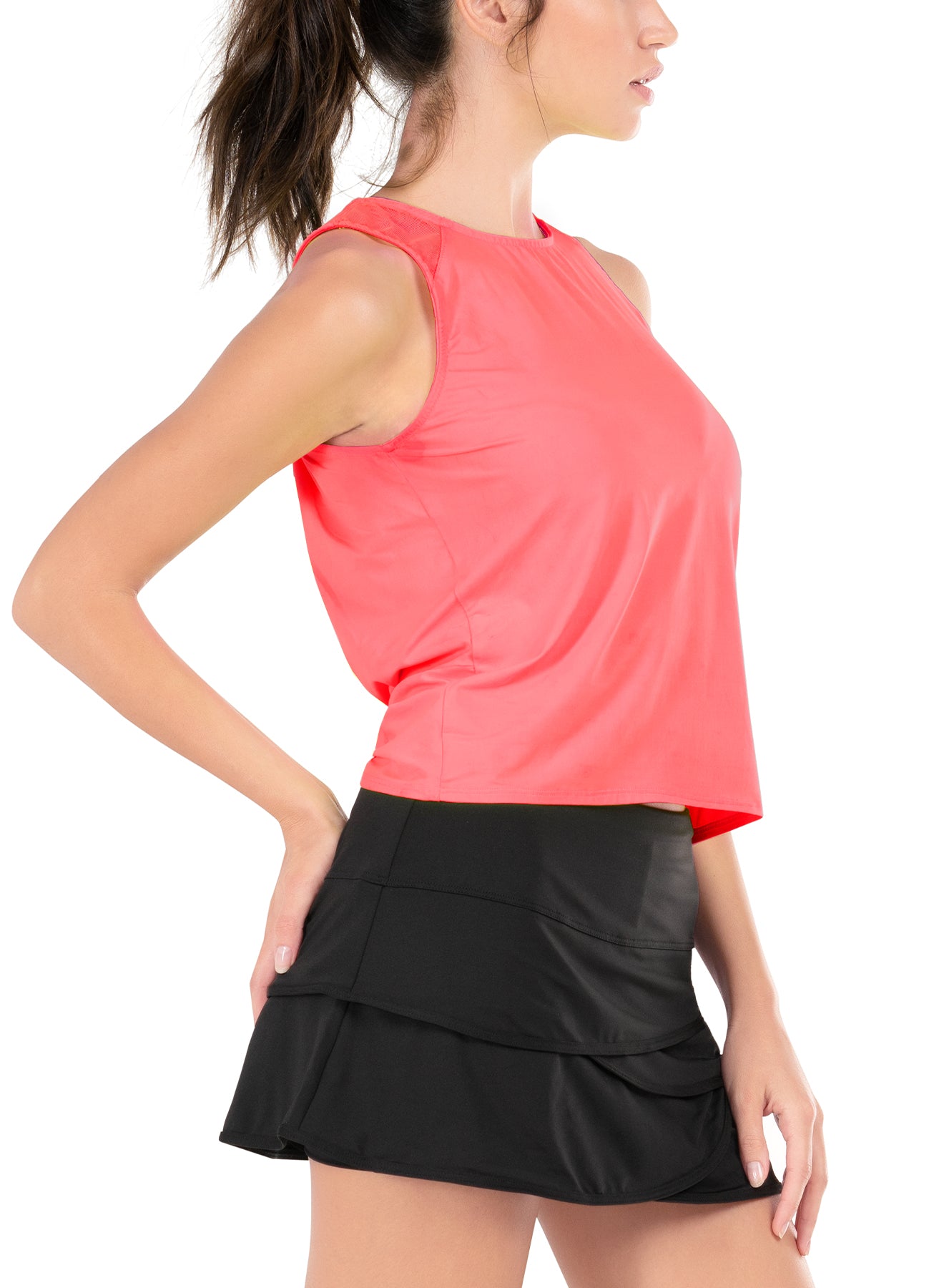 Freedom Crop Tank | Coral Crush