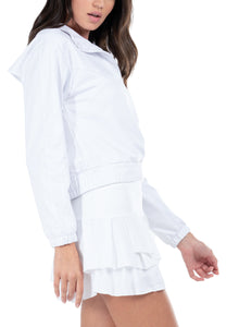 Mock Pullover | White